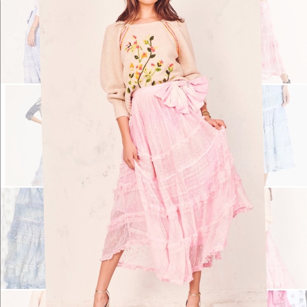 Loveshackfancy Coleman Skirt New without tag XS.